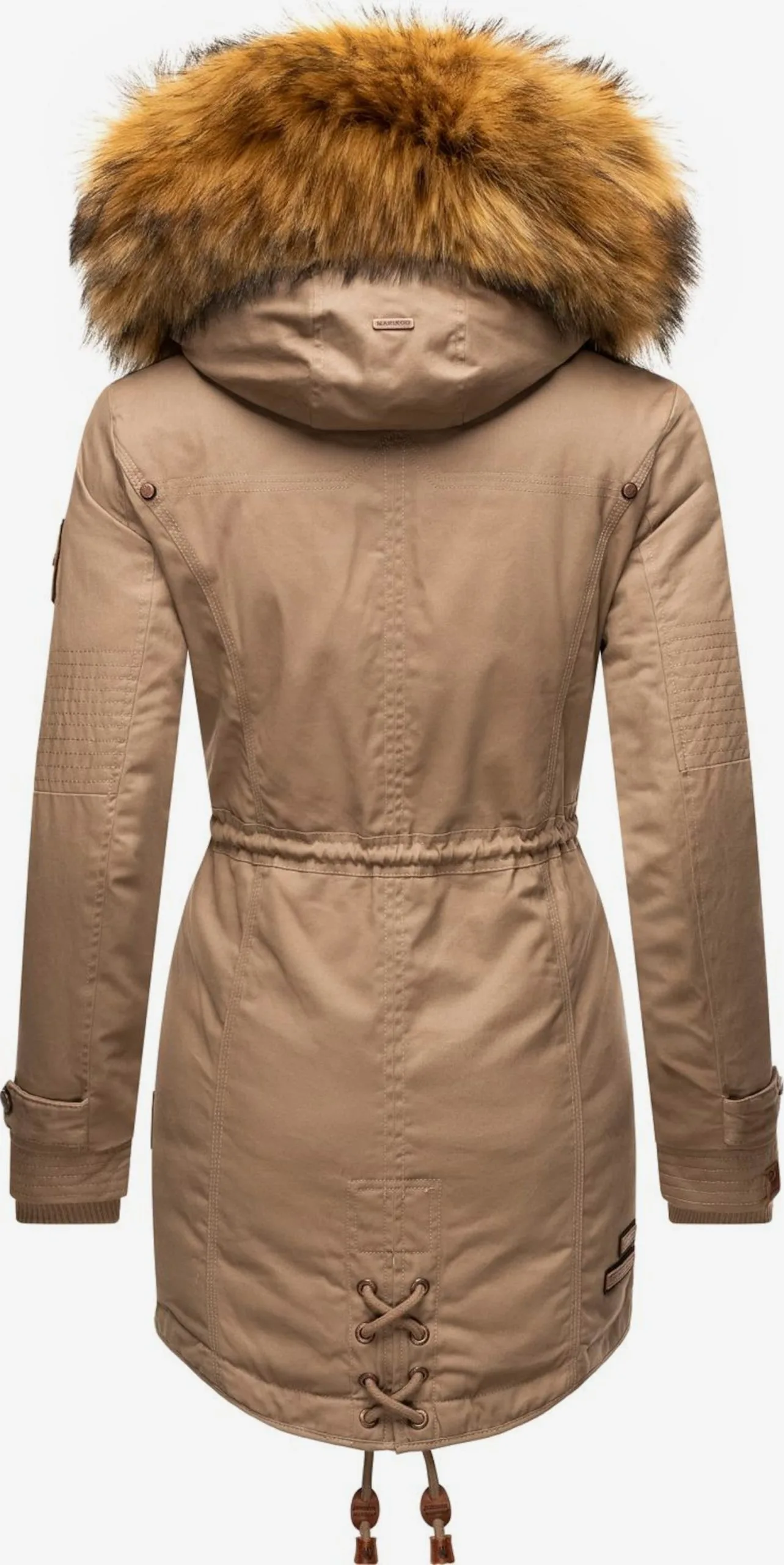 Marikoo Parkas Winterparka La Viva Dames Lichtbeige 3 Marikoo Parkas Winterparka La Viva Dames Lichtbeige - Afbeelding 3