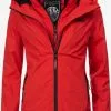 Marikoo Outdoor Jassen Functionele Jas Erdbeere Dames Lichtrood