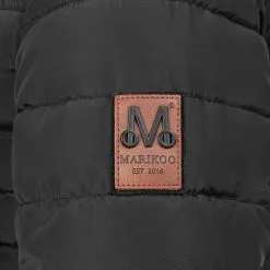 Marikoo Winterjassen Winterjas Amber Dames Zwart -Tussen Jas Verkoop 6dc1f8bd5fc81890772fa88beef748dc