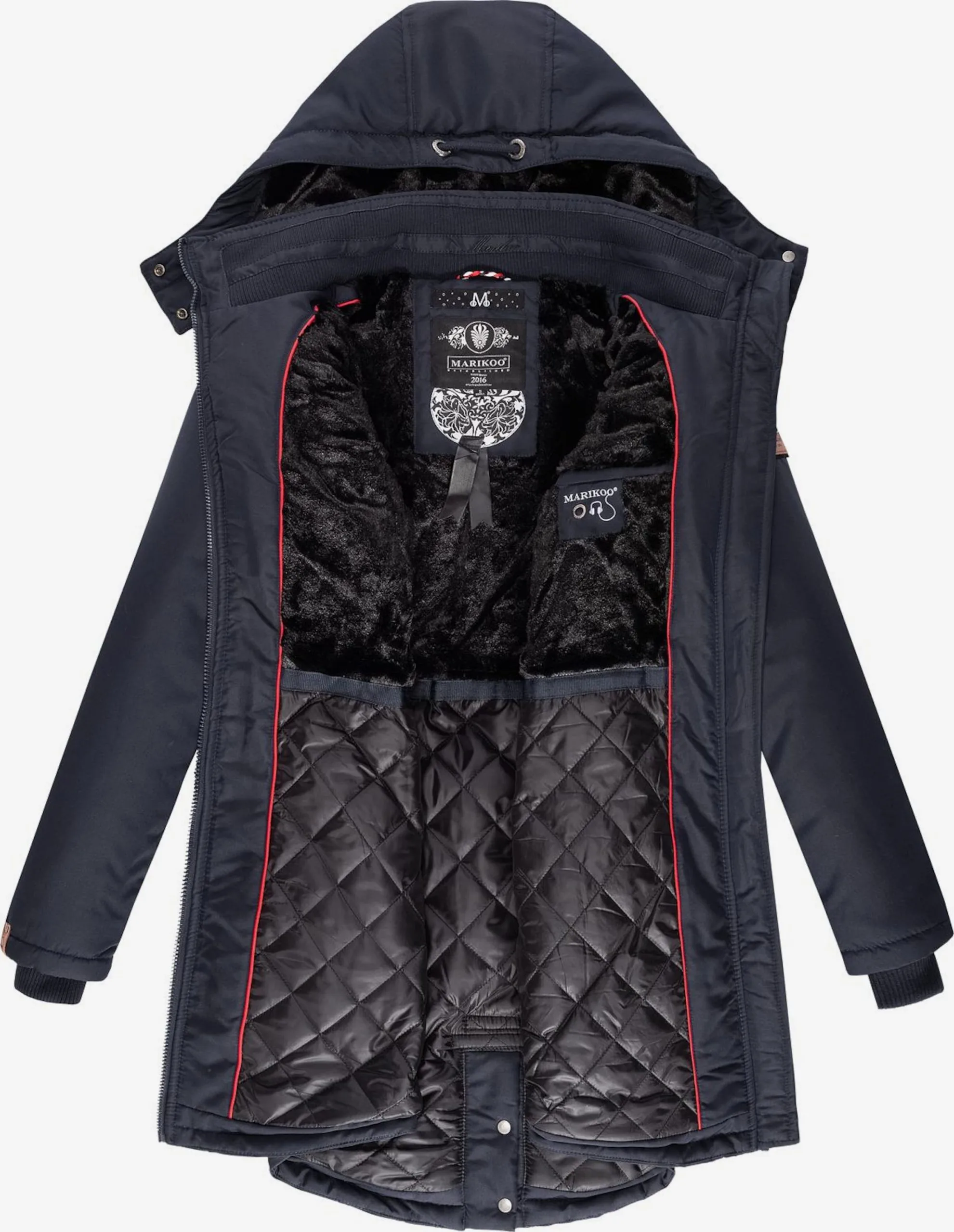 Marikoo Parkas Winterparka Kamii Dames Donkerblauw 5 Marikoo Parkas Winterparka Kamii Dames Donkerblauw - Afbeelding 5