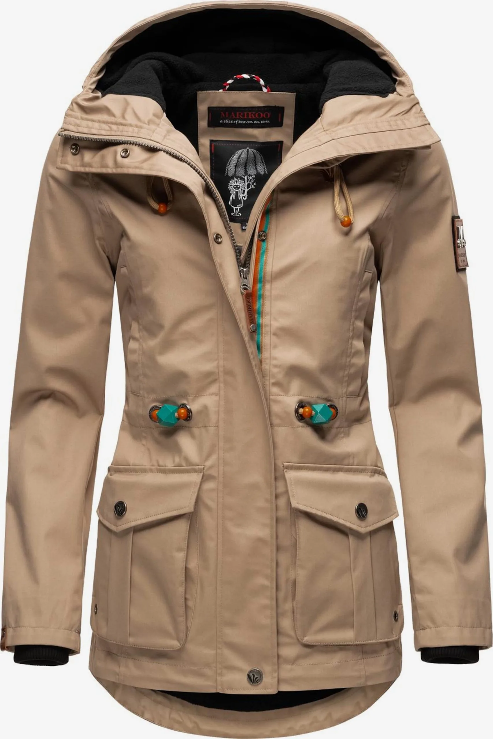 Marikoo Tussenjassen Tussenjas Babetaa Dames Sand 1 Marikoo Tussenjassen Tussenjas Babetaa Dames Sand