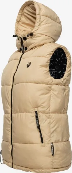Marikoo Bodywarmers Bodywarmer Eisflöckchen Dames Beige