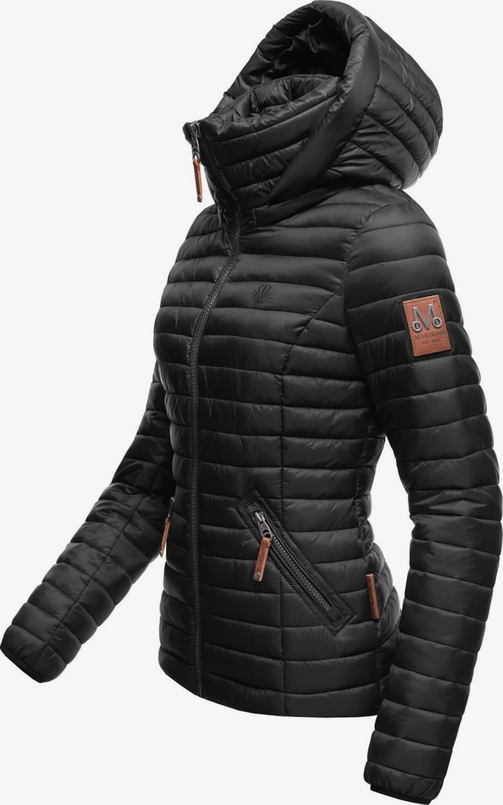 Marikoo Tussenjassen Tussenjas Löwenbaby Dames Zwart 2 Marikoo Tussenjassen Tussenjas Löwenbaby Dames Zwart - Afbeelding 2