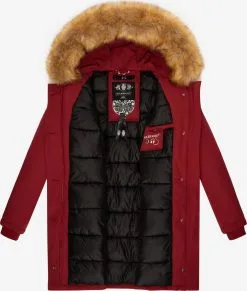 Marikoo Parkas Winterparka Karmaa Dames Rood / Bloedrood -Tussen Jas Verkoop 7c7f072a50b0ddbfc7a2e4a6f24110da