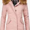 Marikoo Parkas Winterparka Karmaa Dames Lichtroze