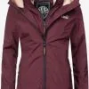 Marikoo Outdoor Jassen Functionele Jas Erdbeere Dames Wijnrood