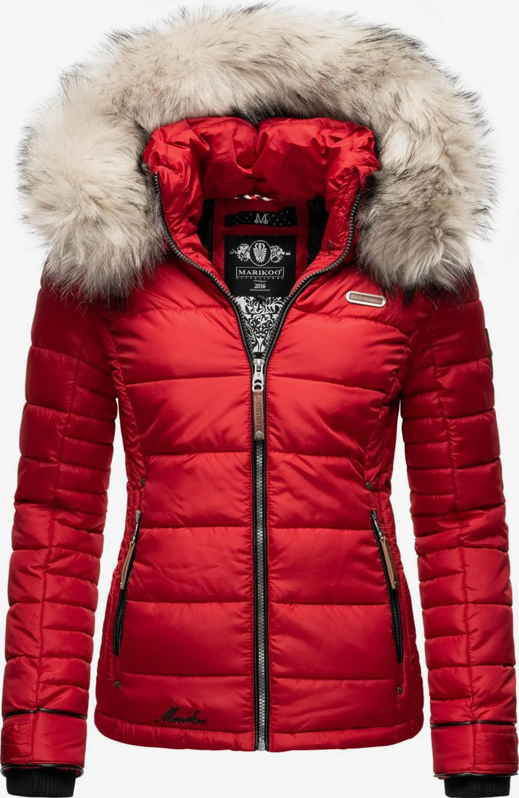 Marikoo Winterjassen Winterjas Lerikaa Dames Rood 1 Marikoo Winterjassen Winterjas Lerikaa Dames Rood