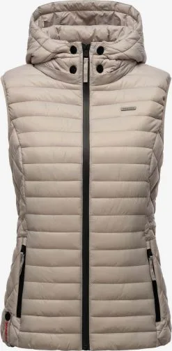 Marikoo Bodywarmers Bodywarmer Hasenpfote Dames Lichtgrijs