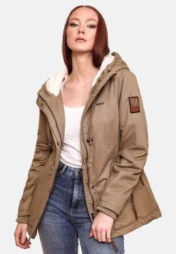 Marikoo Winterjassen Winterjas Bikoo Dames Lichtbruin -Tussen Jas Verkoop 8840715e29dd95eecf34eb5745412a65