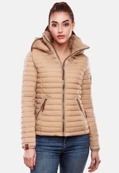 Marikoo Tussenjassen Tussenjas Löwenbaby Dames Lichtbruin -Tussen Jas Verkoop 8ba18a61718e16fde02eb9aca62583c0