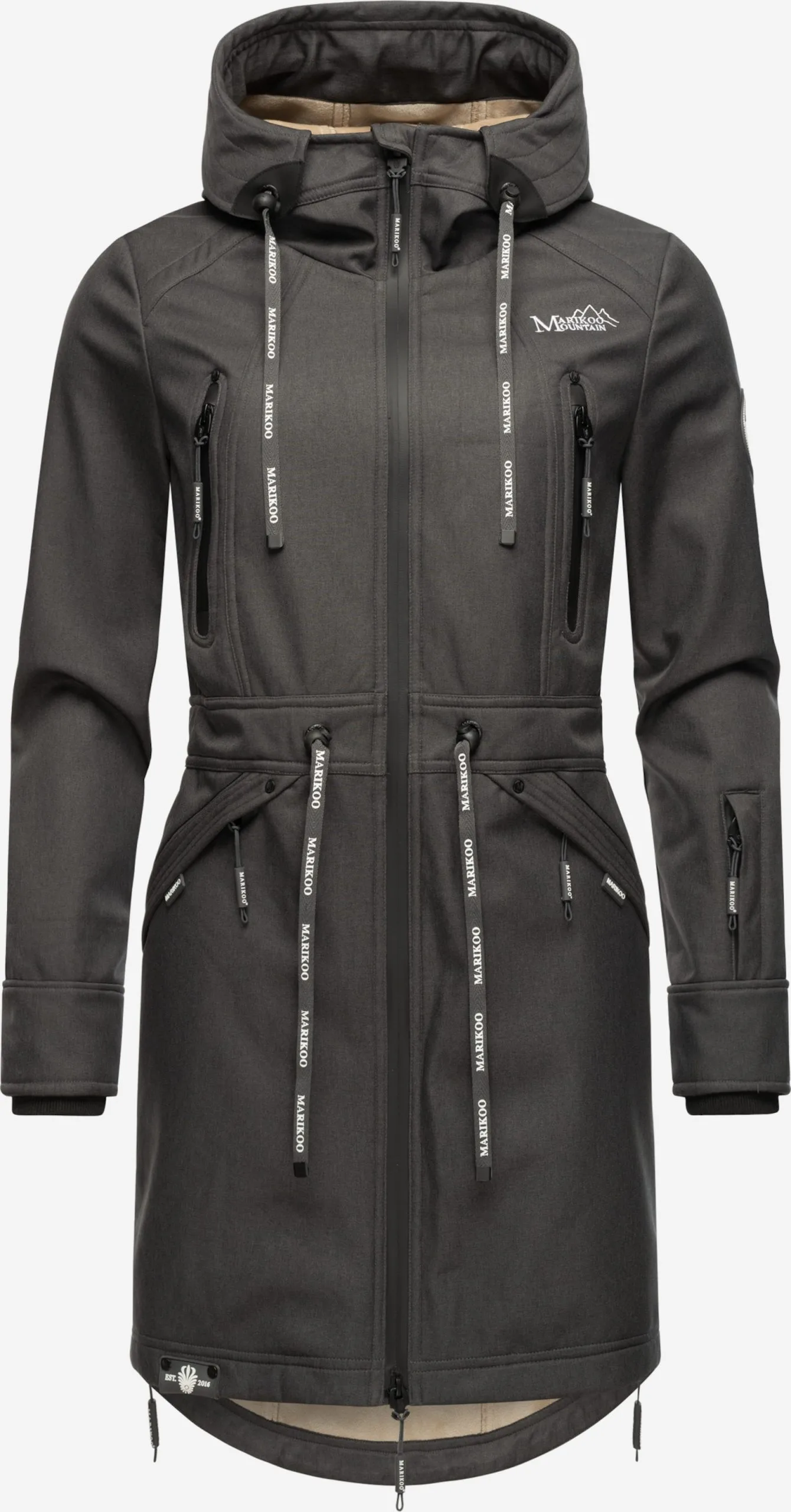 Marikoo Parkas Tussenparka Dames Aardetinten 1 Marikoo Parkas Tussenparka Dames Aardetinten