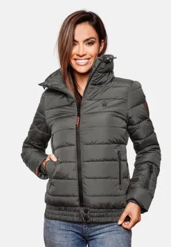 Marikoo Winterjassen Winterjas Poison Dames Grafiet -Tussen Jas Verkoop 8ef9c5e1dbeb4f2d606f4e945be3aec0