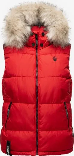 Marikoo Bodywarmers Bodywarmer Eisflöckchen Dames Rood -Tussen Jas Verkoop 927b3b958026f173cc37f7fa0beebe44