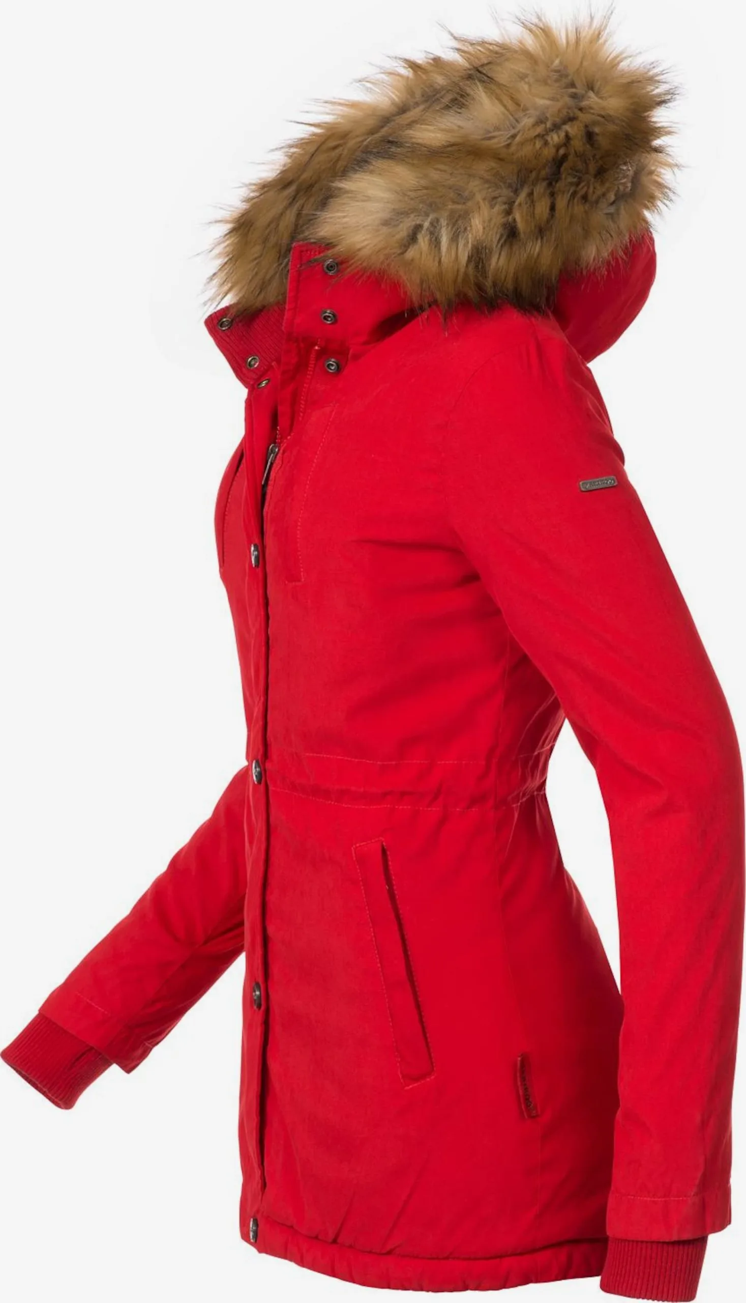 Marikoo Parkas Winterparka Akira Dames Rood 3 Marikoo Parkas Winterparka Akira Dames Rood - Afbeelding 3