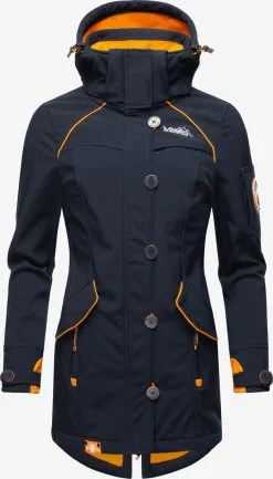 Marikoo Outdoor Jassen Functionele Jas Soulinaa Dames Navy