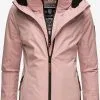 Marikoo Outdoor Jassen Functionele Jas Erdbeere Dames Roze