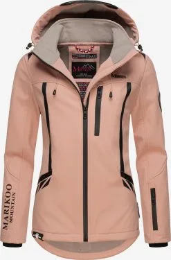 Marikoo Winterjassen Winterjas Dames Roze