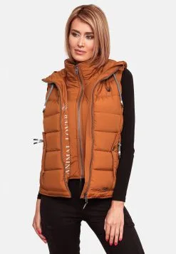 Marikoo Bodywarmers Bodywarmer Taisaa Dames Karamel -Tussen Jas Verkoop a0770a497538755135c0617ffc764200