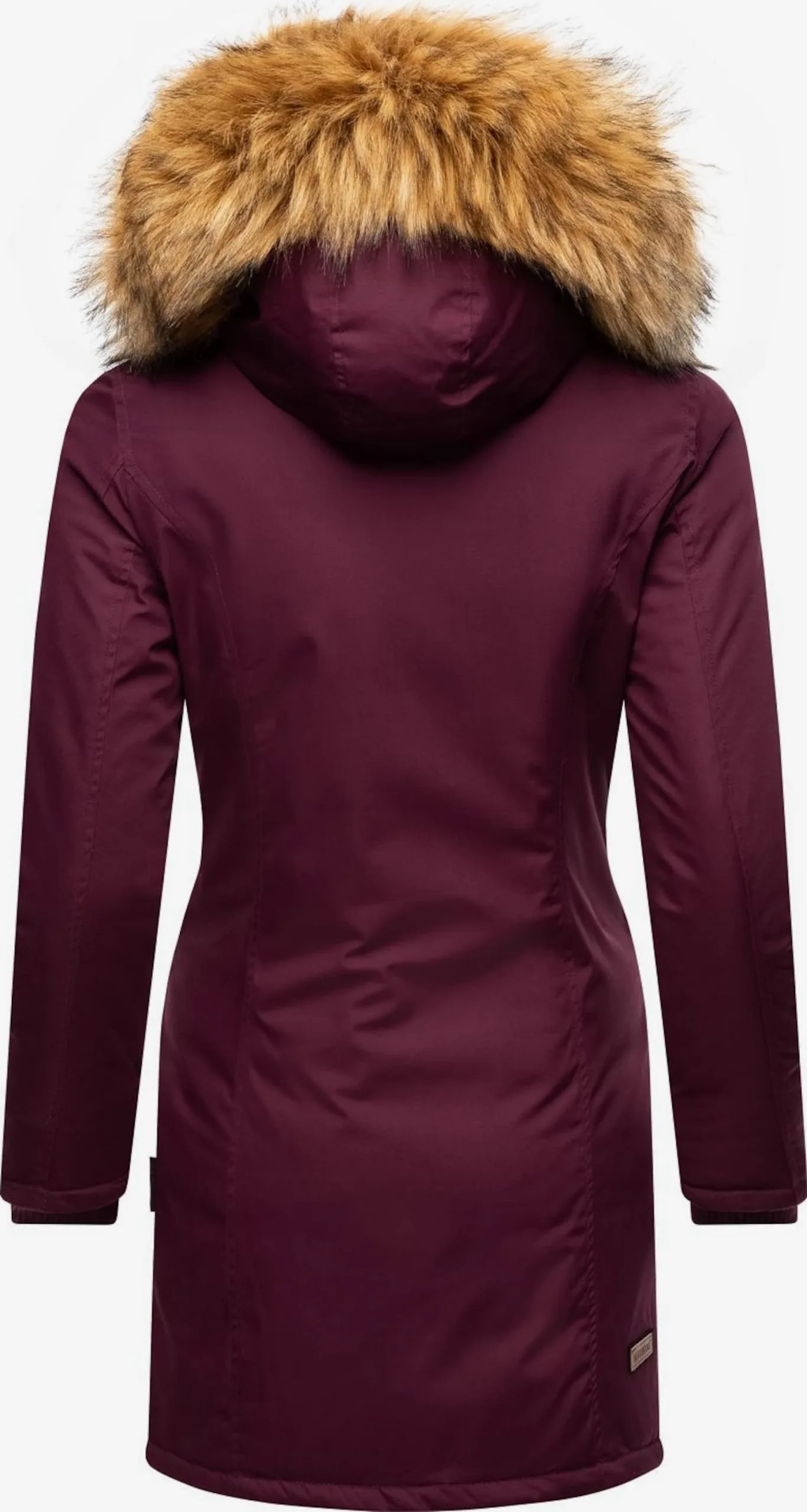 Marikoo Parkas Winterparka Karmaa Dames Bordeaux 3 Marikoo Parkas Winterparka Karmaa Dames Bordeaux - Afbeelding 3