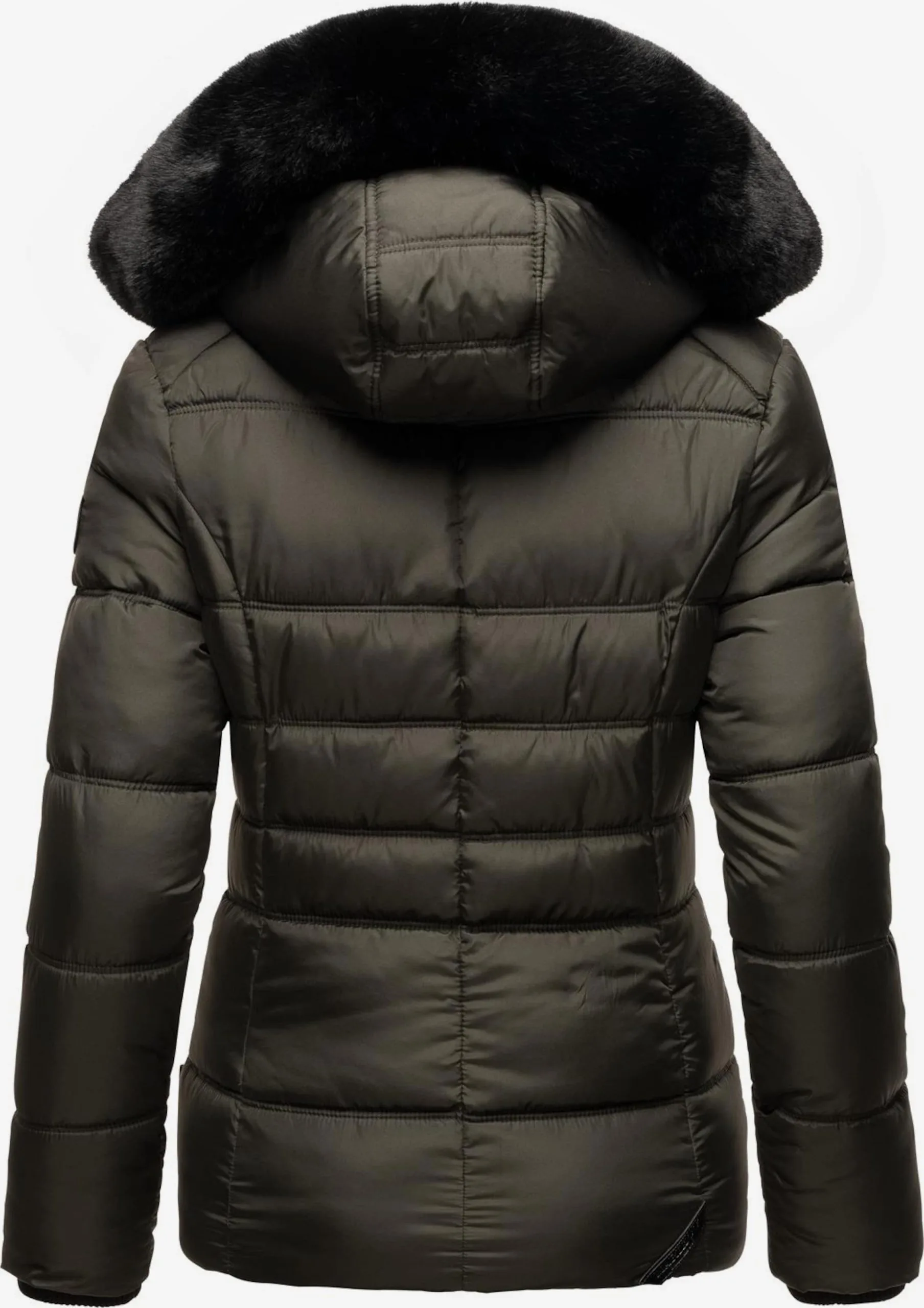 Marikoo Winterjassen Winterjas Loveleen Dames Antraciet 2 Marikoo Winterjassen Winterjas Loveleen Dames Antraciet - Afbeelding 2