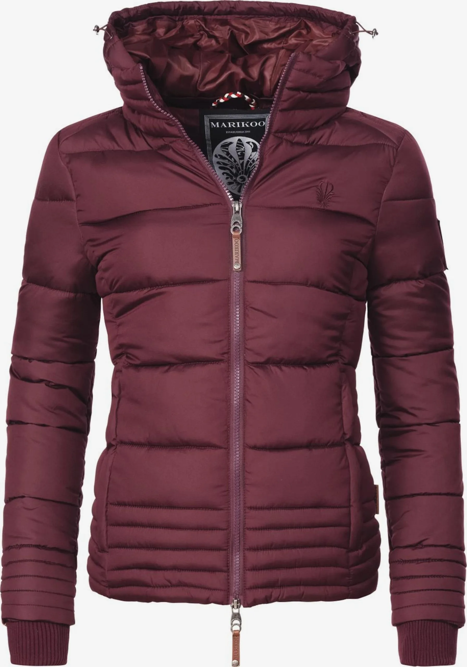 Marikoo Winterjassen Winterjas Sole Dames Bordeaux 1 Marikoo Winterjassen Winterjas Sole Dames Bordeaux