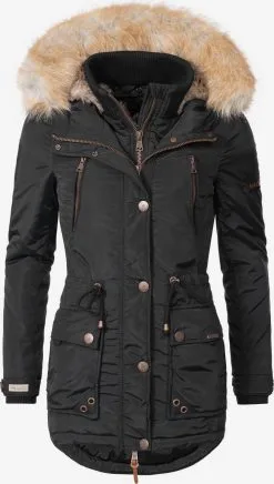 Marikoo Parkas Winterparka Grinsekatze Dames Zwart 10 Marikoo Parkas Winterparka Grinsekatze Dames Zwart -Tussen Jas Verkoop a8fcf2f87309e15e3e78150e4f00c386