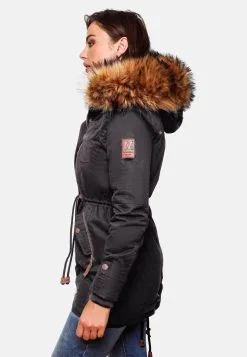 Marikoo Parkas Winterparka La Viva Dames Zwart -Tussen Jas Verkoop ae43163166ca20f58aa079141787f394