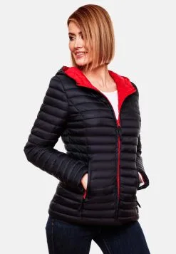 Marikoo Tussenjassen Tussenjas Asraa Dames Navy -Tussen Jas Verkoop b12ecf8fc734251d2491171d229ee839