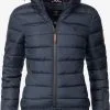 Marikoo Winterjassen Winterjas Poison Dames Donkerblauw
