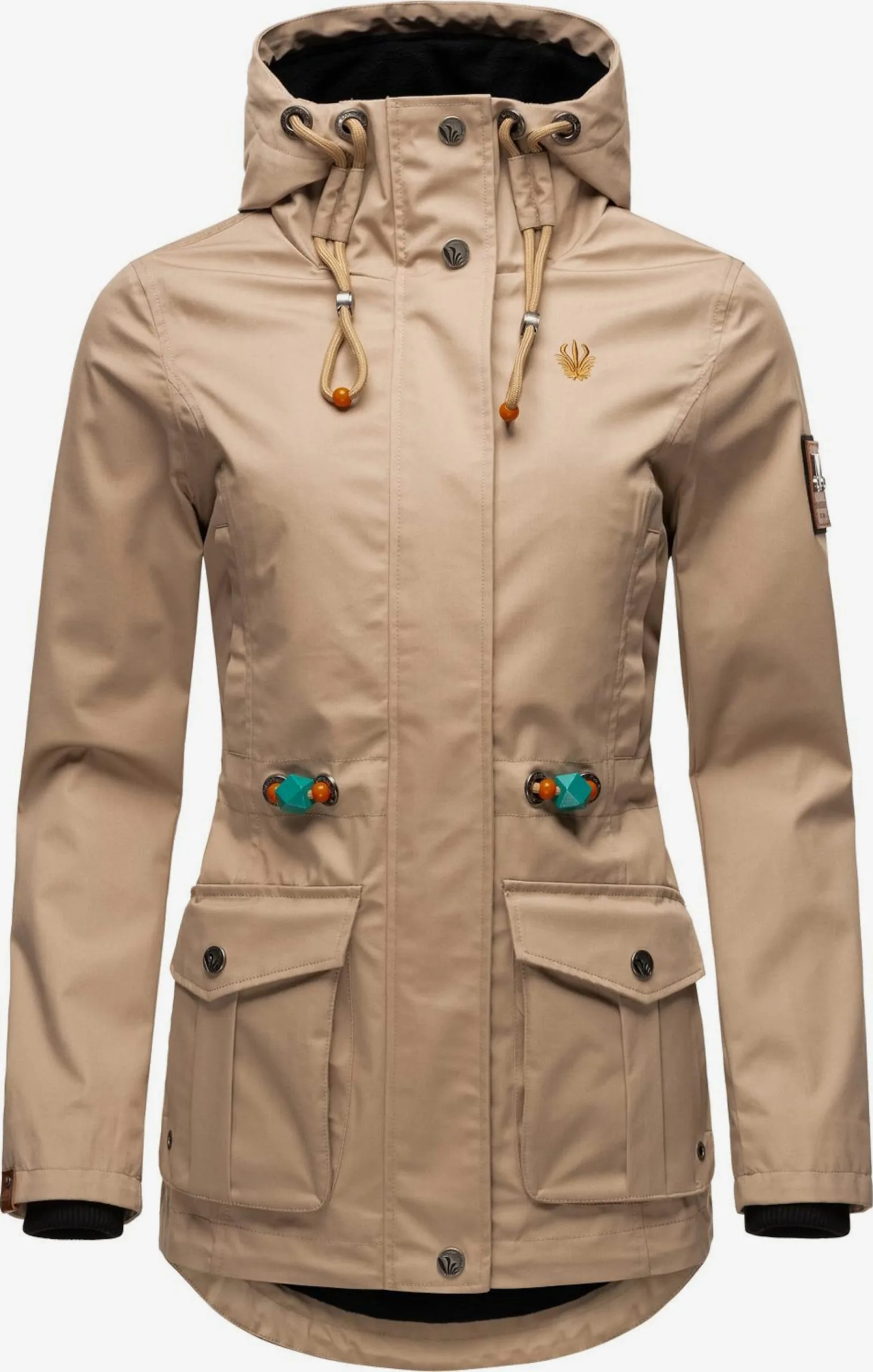 Marikoo Tussenjassen Tussenjas Babetaa Dames Sand 4 Marikoo Tussenjassen Tussenjas Babetaa Dames Sand - Afbeelding 4