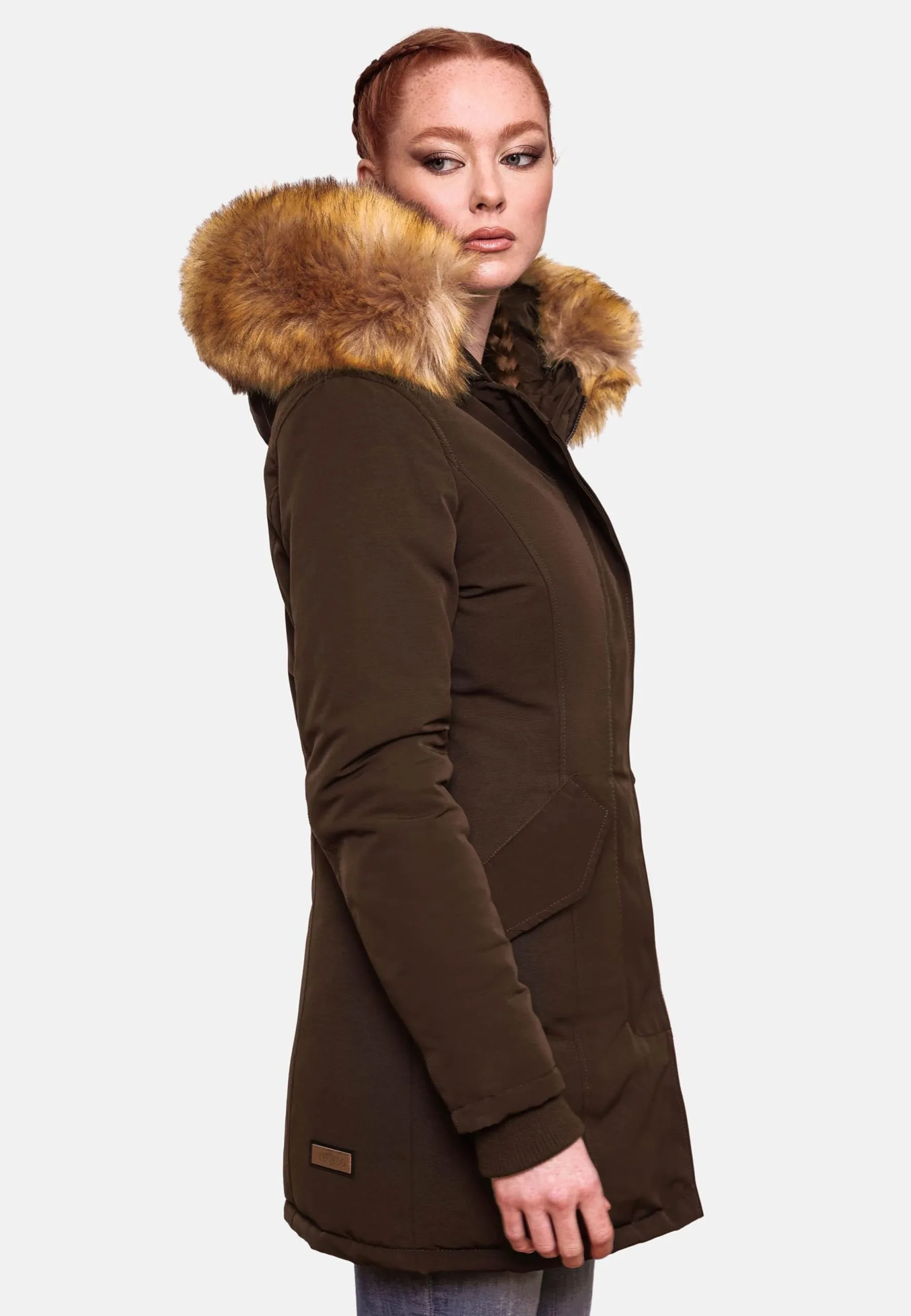 Marikoo Parkas Winterparka Karmaa Dames Bruin 7 Marikoo Parkas Winterparka Karmaa Dames Bruin - Afbeelding 7