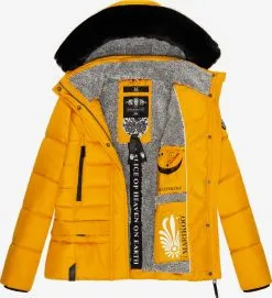 Marikoo Winterjassen Winterjas Loveleen Dames Geel -Tussen Jas Verkoop b8b55b44395f20d1bf62bee17dcf1281
