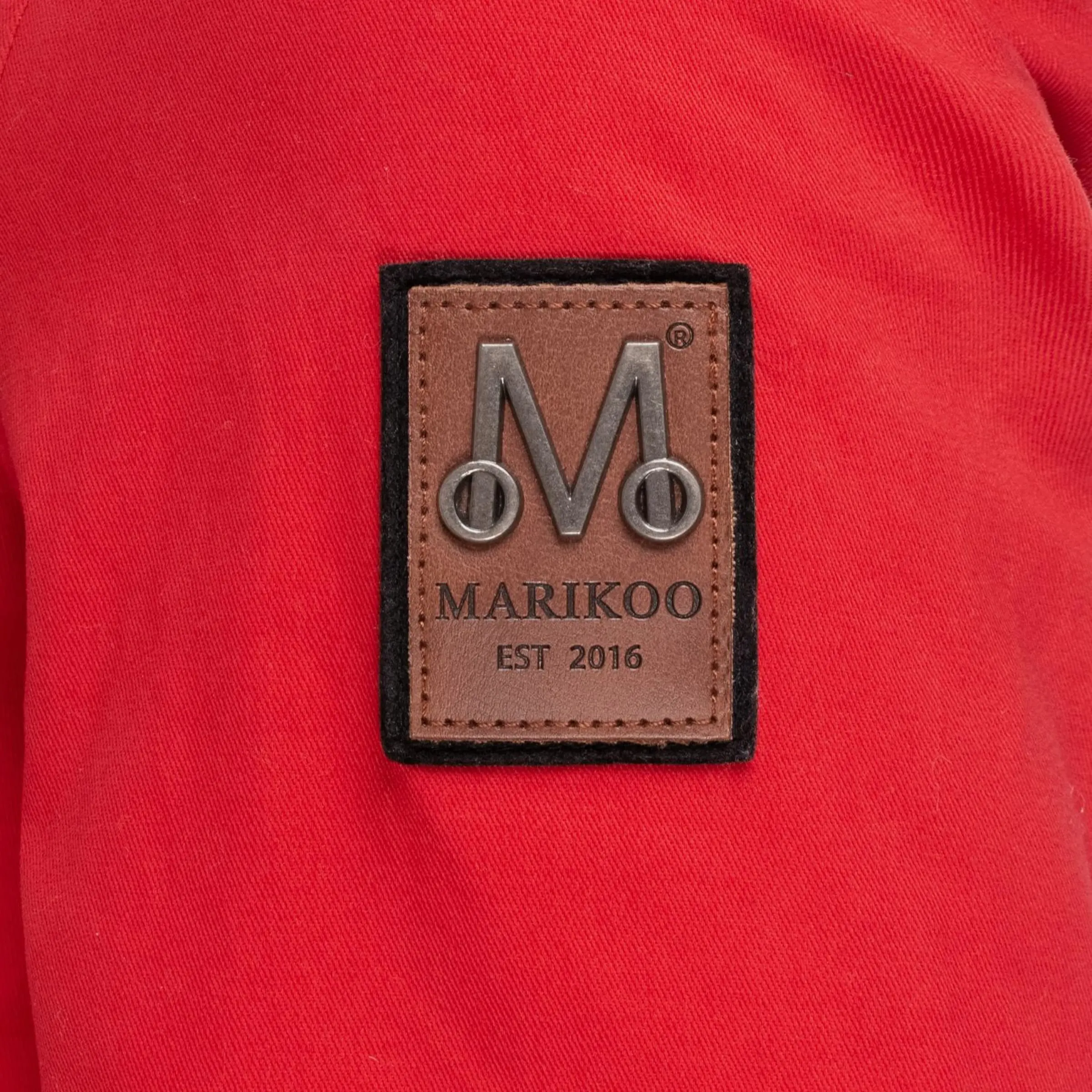 Marikoo Winterjassen Winterjas Bikoo Dames Rood 6 Marikoo Winterjassen Winterjas Bikoo Dames Rood - Afbeelding 6