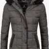 Marikoo Winterjassen Winterjas Unique Dames Antraciet