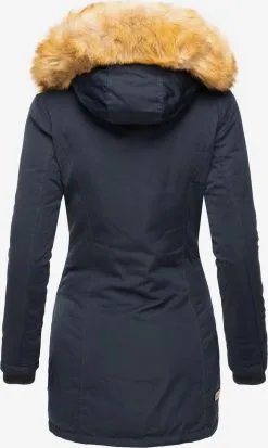 Marikoo Parkas Winterparka Karmaa Dames Navy -Tussen Jas Verkoop bcf71404c56515056cd31a488ecdec8c