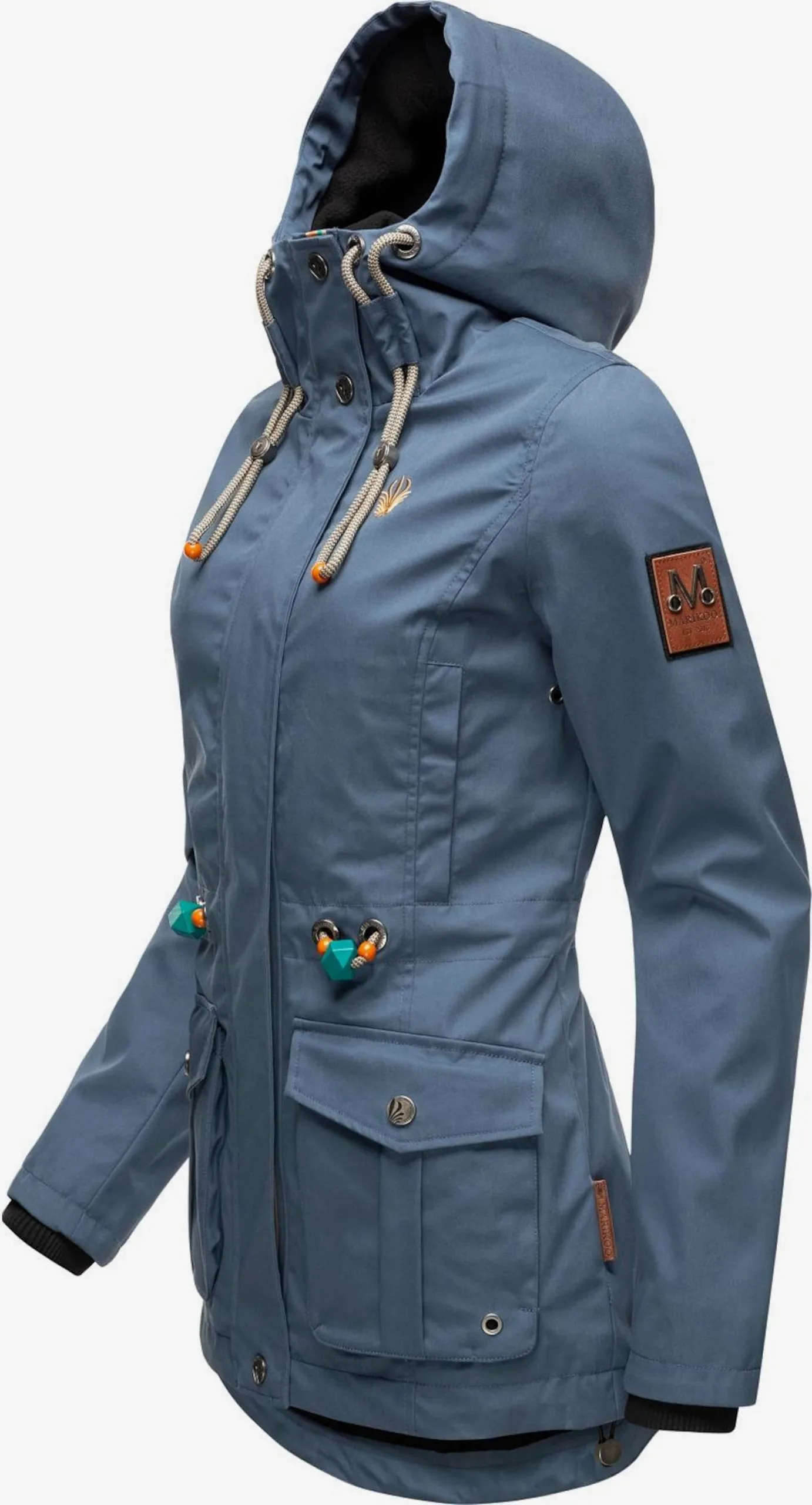 Marikoo Tussenjassen Tussenjas Babetaa Dames Duifblauw 2 Marikoo Tussenjassen Tussenjas Babetaa Dames Duifblauw - Afbeelding 2