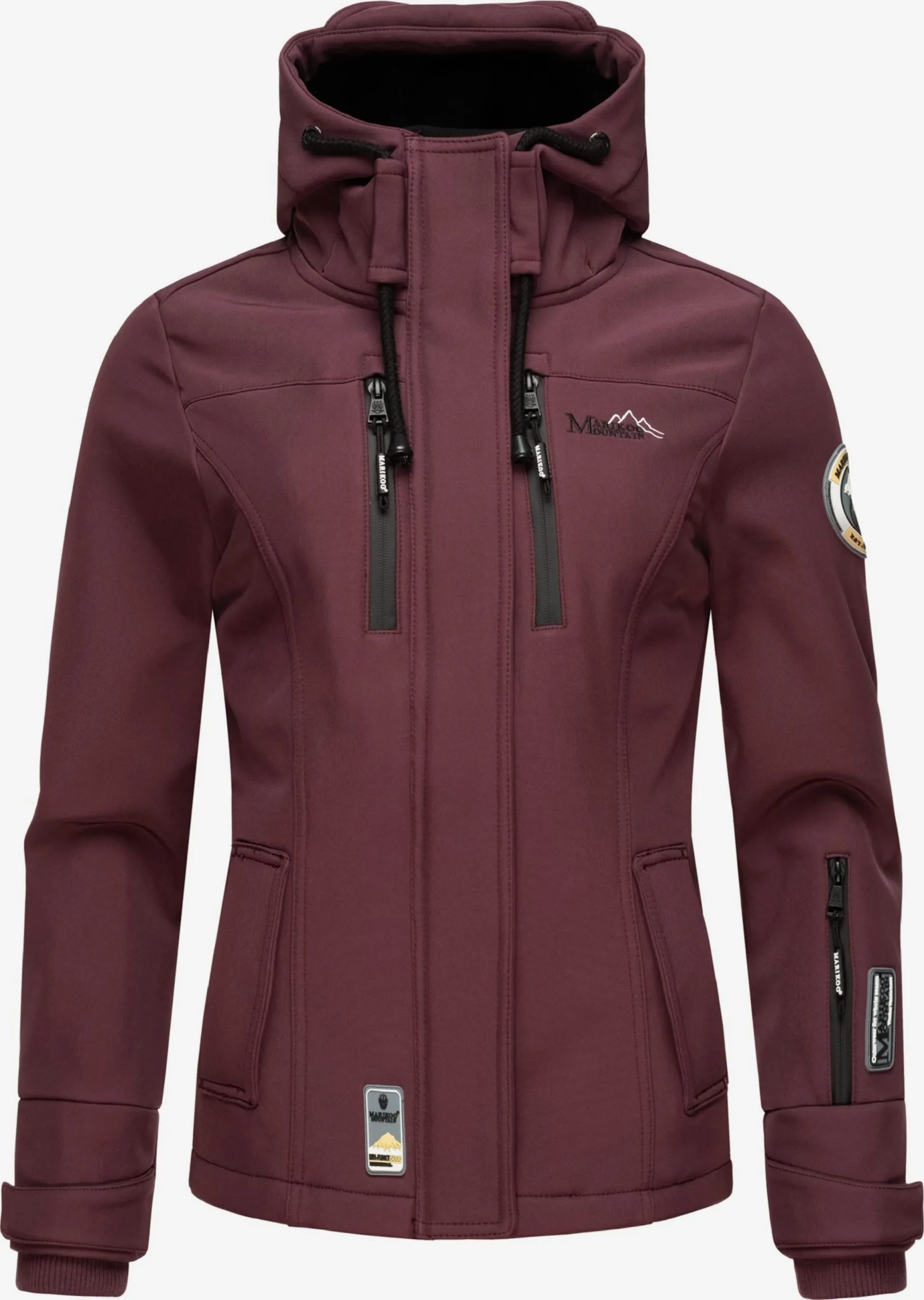 Marikoo Tussenjassen Tussenjas Kleine Zicke Dames Rood / Bordeaux 2 Marikoo Tussenjassen Tussenjas Kleine Zicke Dames Rood / Bordeaux - Afbeelding 2