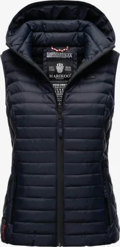 Marikoo Bodywarmers Bodywarmer Hasenpfote Dames Nachtblauw