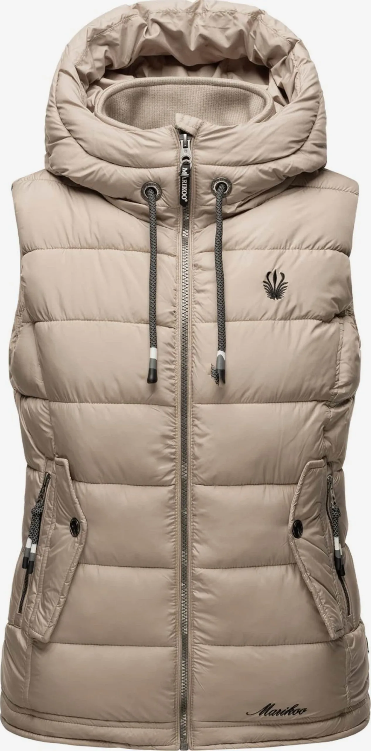 Marikoo Bodywarmers Bodywarmer Taisaa Dames Taupe 2 Marikoo Bodywarmers Bodywarmer Taisaa Dames Taupe - Afbeelding 2