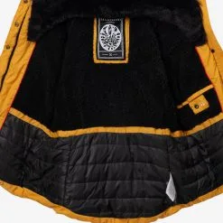 Marikoo Winterjassen Winterjas Lotusblüte Dames Goudgeel -Tussen Jas Verkoop c70e4aea234b060fa086105867d2b61f