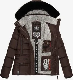 Marikoo Winterjassen Winterjas Loveleen Dames Chocoladebruin -Tussen Jas Verkoop c74f1147c4074af8e8a5798c5ff6f3ef