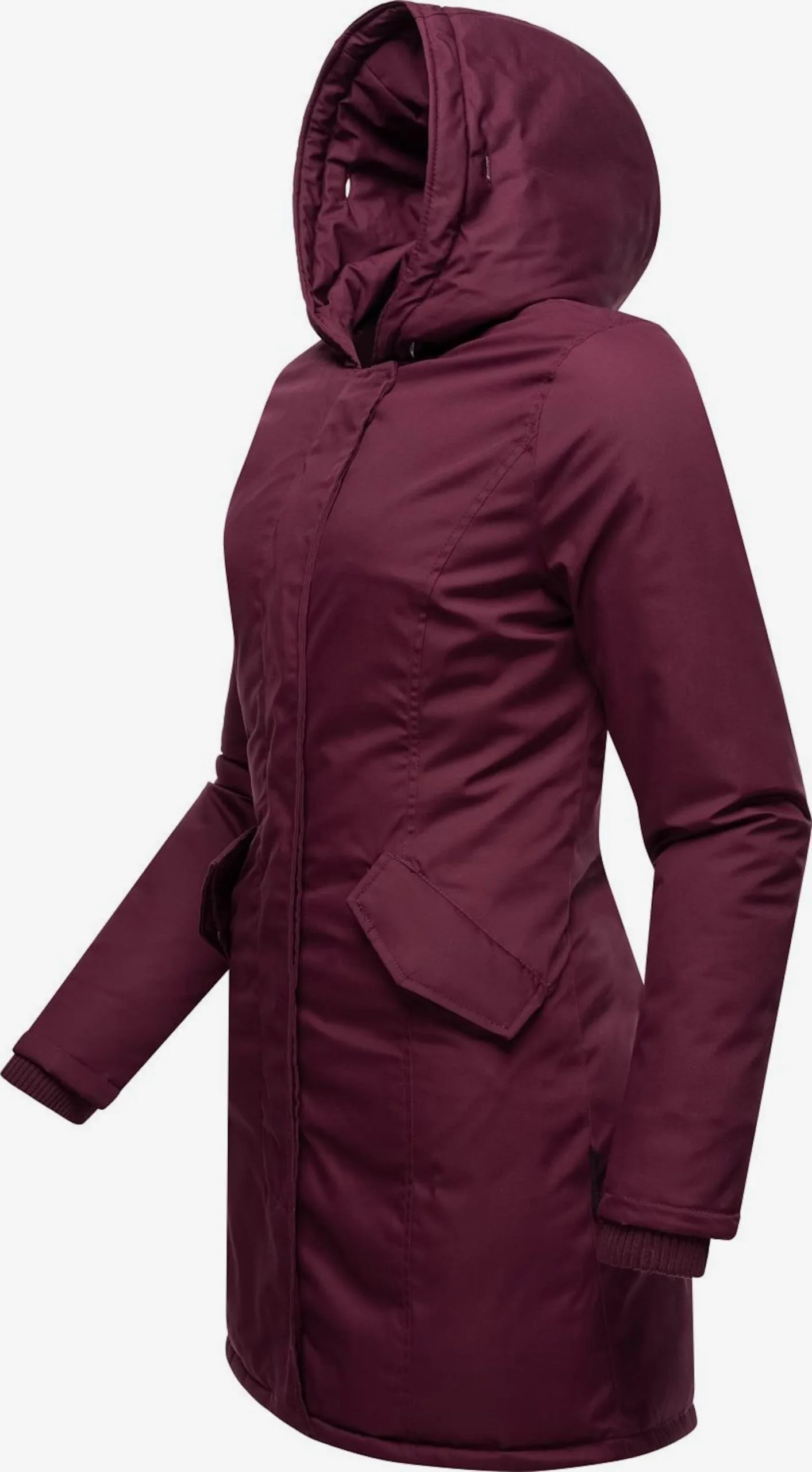 Marikoo Parkas Winterparka Karmaa Dames Bordeaux 4 Marikoo Parkas Winterparka Karmaa Dames Bordeaux - Afbeelding 4