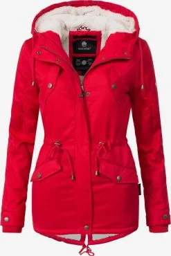 Marikoo Winterjassen Winterjas Manolya Dames Rood