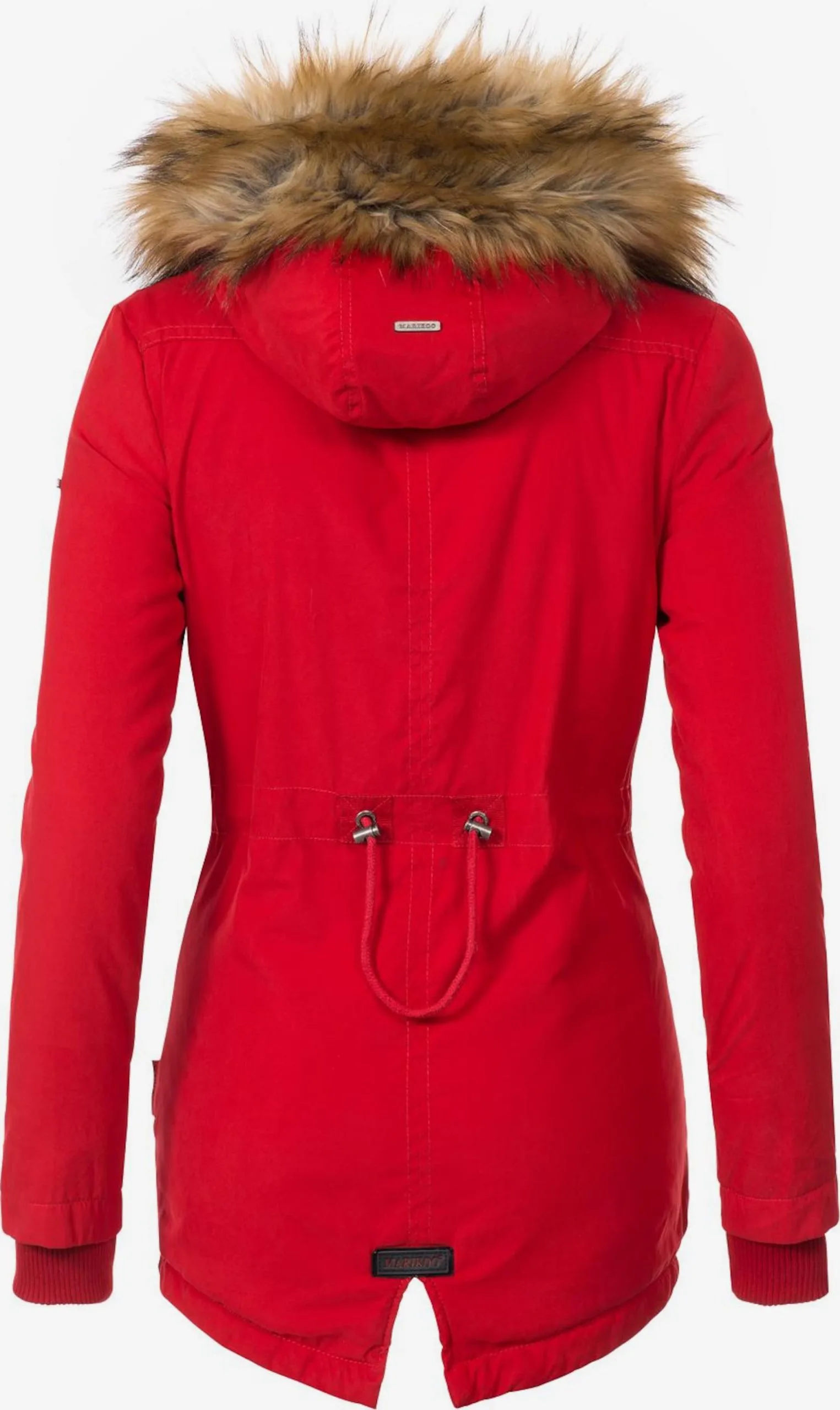 Marikoo Parkas Winterparka Akira Dames Rood 2 Marikoo Parkas Winterparka Akira Dames Rood - Afbeelding 2