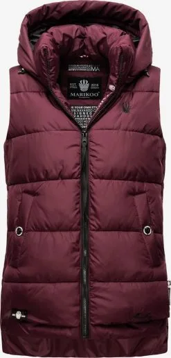 Marikoo Bodywarmers Bodywarmer Zarinaa Dames Bordeaux
