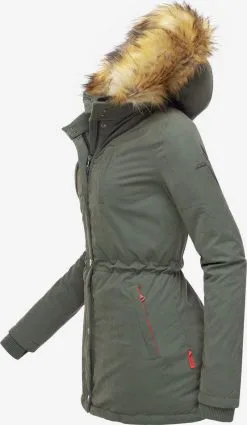 Marikoo Parkas Winterparka Akira Dames Olijfgroen -Tussen Jas Verkoop d179707acc28a398182f25f134e21556