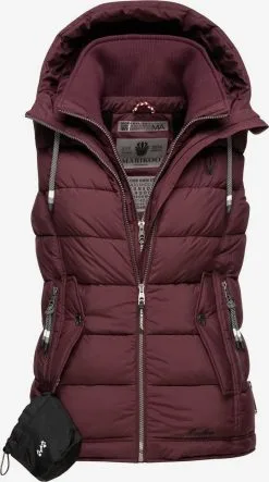 Marikoo Bodywarmers Bodywarmer Taisaa Dames Bordeaux