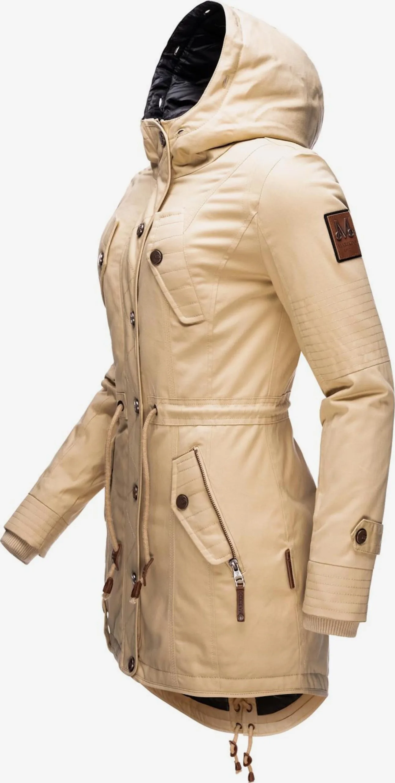 Marikoo Parkas Winterparka La Viva Dames Beige 4 Marikoo Parkas Winterparka La Viva Dames Beige - Afbeelding 4