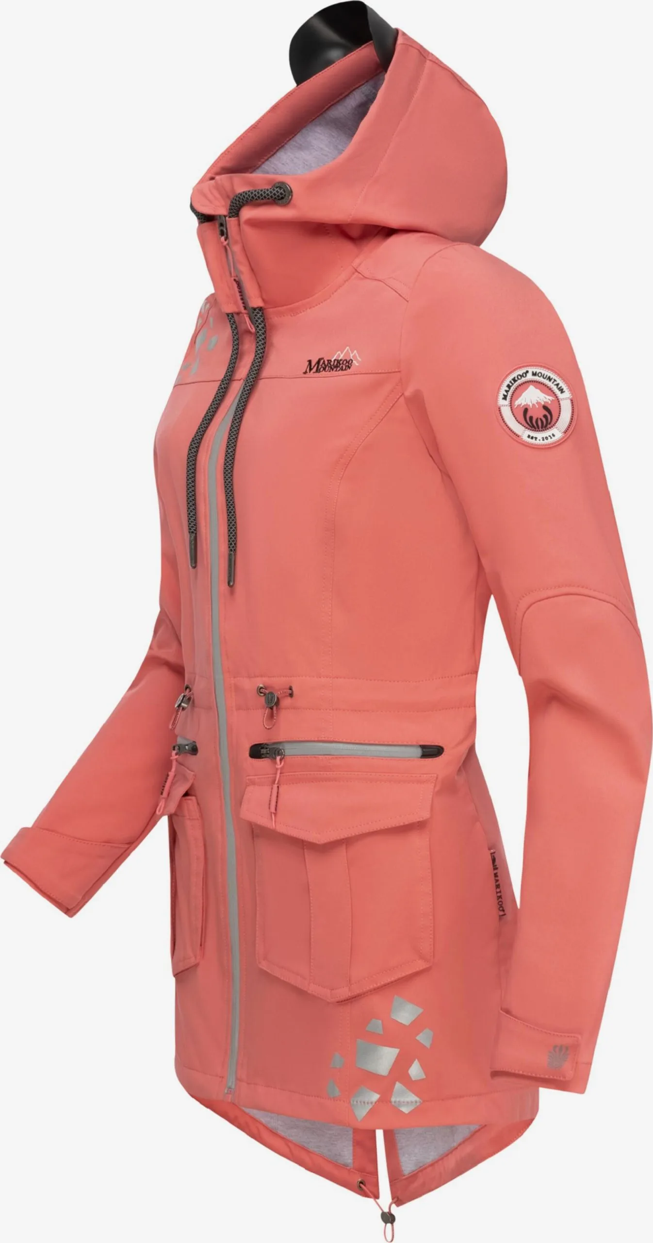 Marikoo Outdoor Jassen Functionele Jas Ulissaa Dames Koraal 2 Marikoo Outdoor Jassen Functionele Jas Ulissaa Dames Koraal - Afbeelding 2