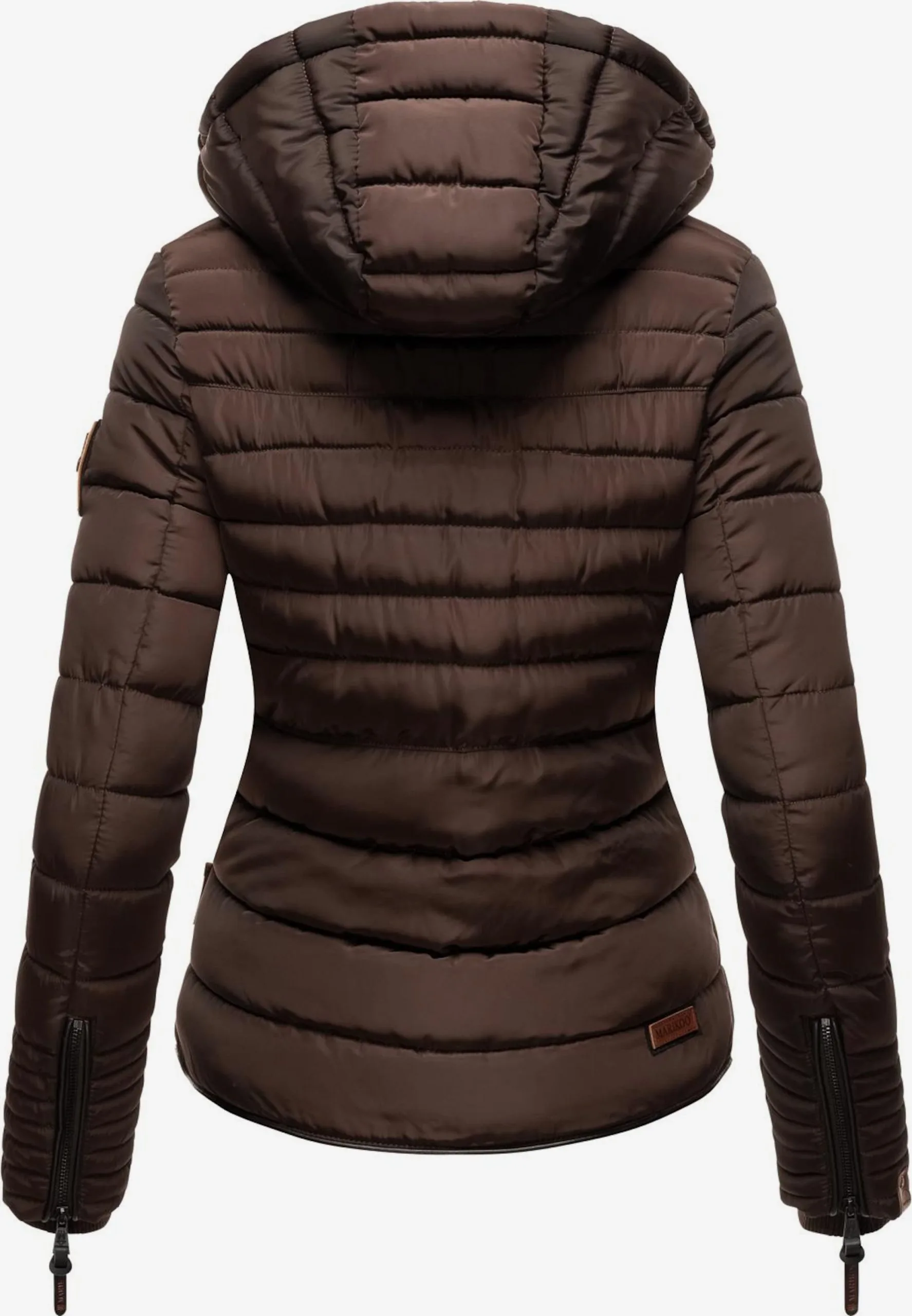 Marikoo Winterjassen Winterjas Amber Dames Donkerbruin 3 Marikoo Winterjassen Winterjas Amber Dames Donkerbruin - Afbeelding 3